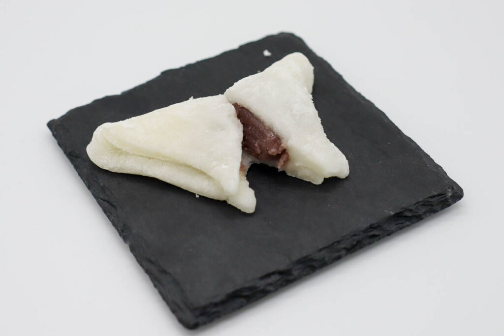 ふわふわおたべの断面