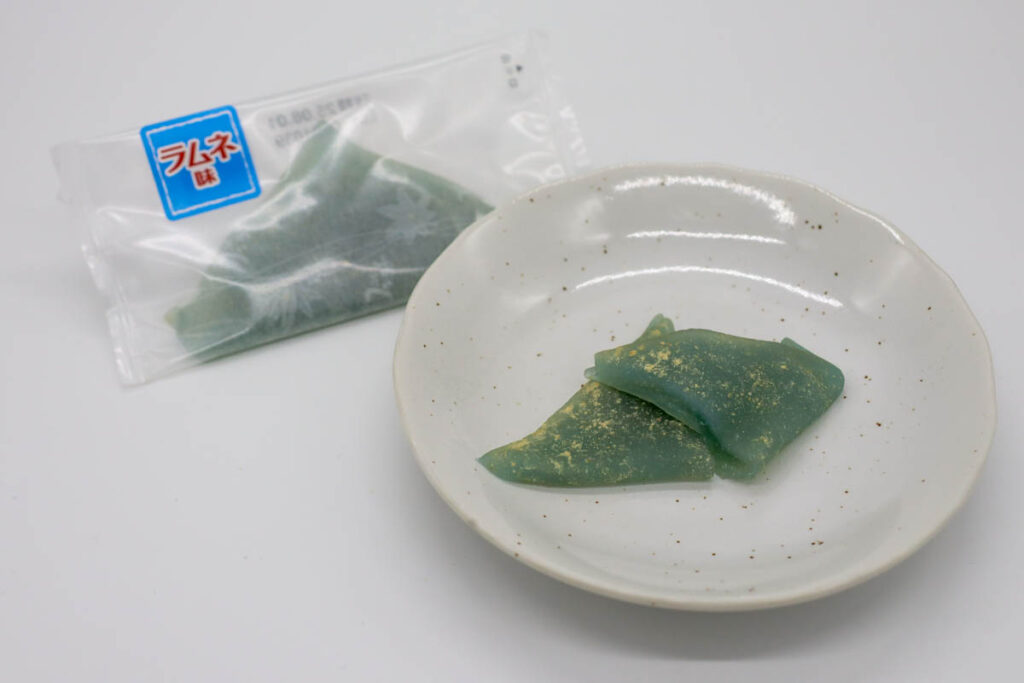 おたべ ラムネの断面